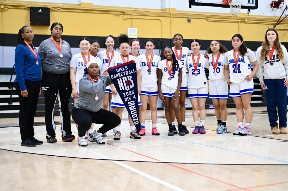 Encinal Women's Basketball claim the NCS D5 Runner-Up Title.